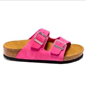Sandel pink straps